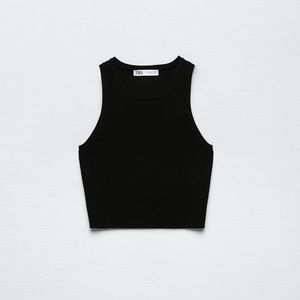 ZARA KNIT CROP TOP